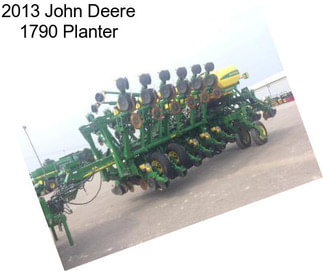 2013 John Deere 1790 Planter