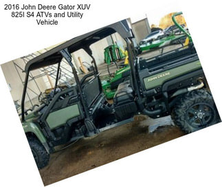 2016 John Deere Gator XUV 825I S4 ATVs and Utility Vehicle