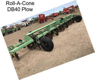 Roll-A-Cone DB40 Plow