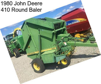 1980 John Deere 410 Round Baler