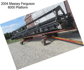 2004 Massey Ferguson 8000 Platform