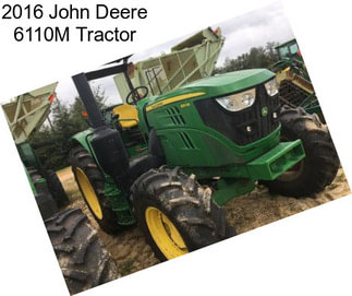 2016 John Deere 6110M Tractor