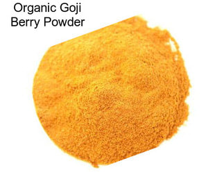 Organic Goji Berry Powder