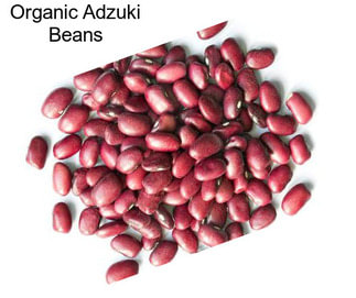 Organic Adzuki Beans