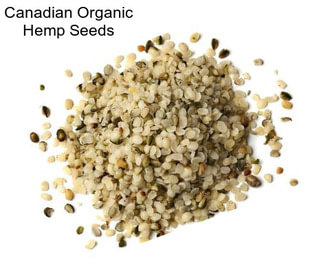 Canadian Organic Hemp Seeds