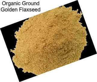 Organic Ground Golden Flaxseed