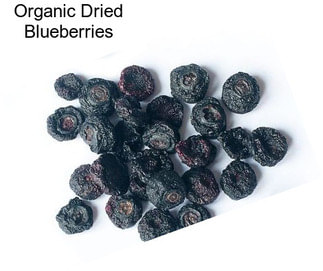 Organic Dried Blueberries