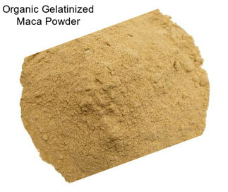 Organic Gelatinized Maca Powder