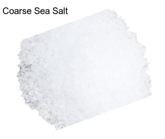 Coarse Sea Salt