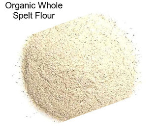 Organic Whole Spelt Flour