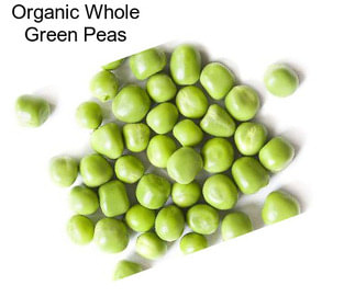 Organic Whole Green Peas