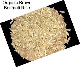 Organic Brown Basmati Rice