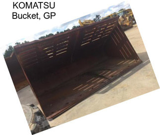 KOMATSU Bucket, GP