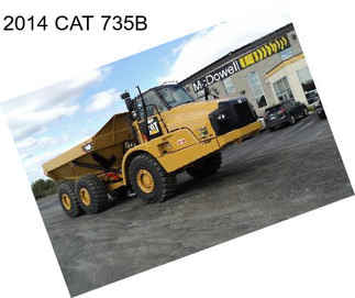 2014 CAT 735B