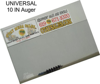 UNIVERSAL 10 IN Auger