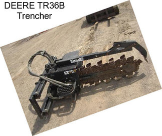 DEERE TR36B Trencher