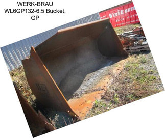 WERK-BRAU WL6GP132-6.5 Bucket, GP