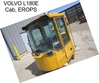 VOLVO L180E Cab, EROPS