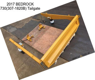 2017 BEDROCK 730(307-1820B) Tailgate