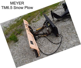 MEYER TM6.5 Snow Plow