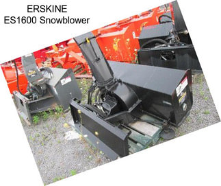 ERSKINE ES1600 Snowblower