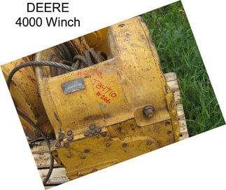 DEERE 4000 Winch