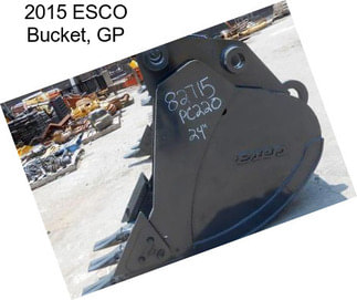 2015 ESCO Bucket, GP