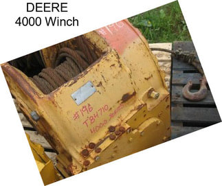 DEERE 4000 Winch