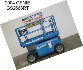 2004 GENIE GS2668RT