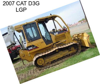 2007 CAT D3G LGP