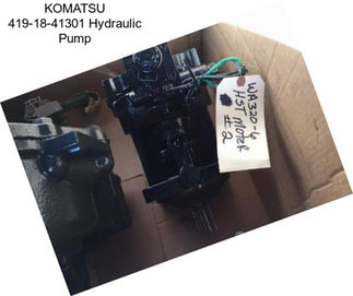 KOMATSU 419-18-41301 Hydraulic Pump