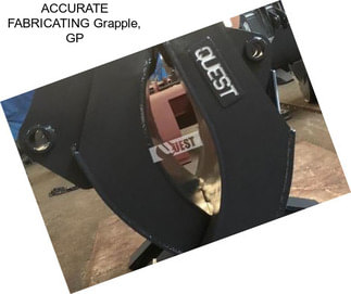 ACCURATE FABRICATING Grapple, GP