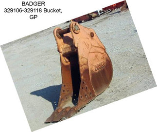 BADGER 329106-329118 Bucket, GP