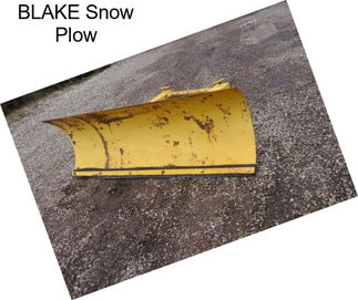 BLAKE Snow Plow