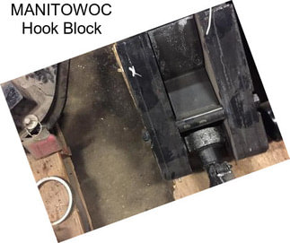 MANITOWOC Hook Block