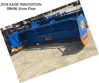 2018 KAGE INNOVATION SBK96 Snow Plow