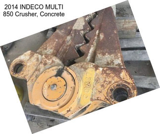 2014 INDECO MULTI 850 Crusher, Concrete