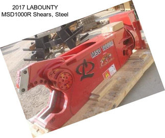 2017 LABOUNTY MSD1000R Shears, Steel