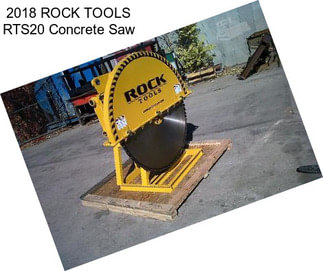 2018 ROCK TOOLS RTS20 Concrete Saw