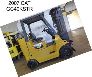 2007 CAT GC40KSTR