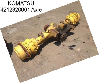 KOMATSU 4212320001 Axle