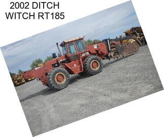 2002 DITCH WITCH RT185