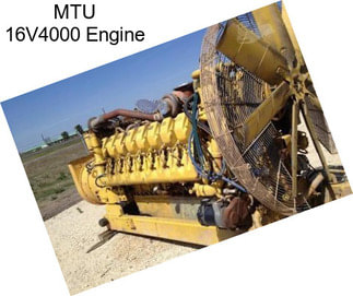 MTU 16V4000 Engine