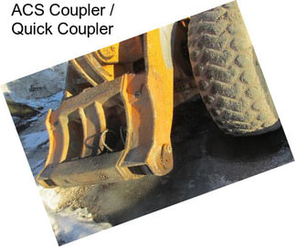 ACS Coupler / Quick Coupler