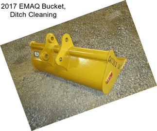 2017 EMAQ Bucket, Ditch Cleaning