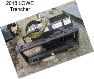 2018 LOWE Trencher