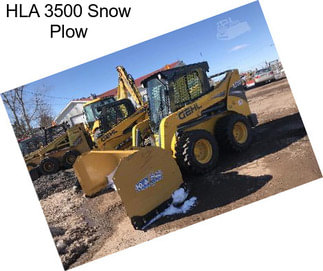 HLA 3500 Snow Plow
