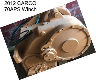 2012 CARCO 70APS Winch