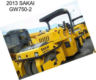 2013 SAKAI GW750-2