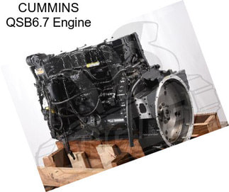 CUMMINS QSB6.7 Engine